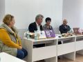 Среща - разговор с карловския поет д-р Димчо Труфчев и неговия редактор Цвета Труфчева - ПГ Генерал Владимир Заимов - Сопот