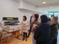 12 Е клас от „Рекламна" графика се запозна отблизо с професионалния свят на печата в „Лукс Принт" - Казанлък - ПГ Генерал Владимир Заимов - Сопот